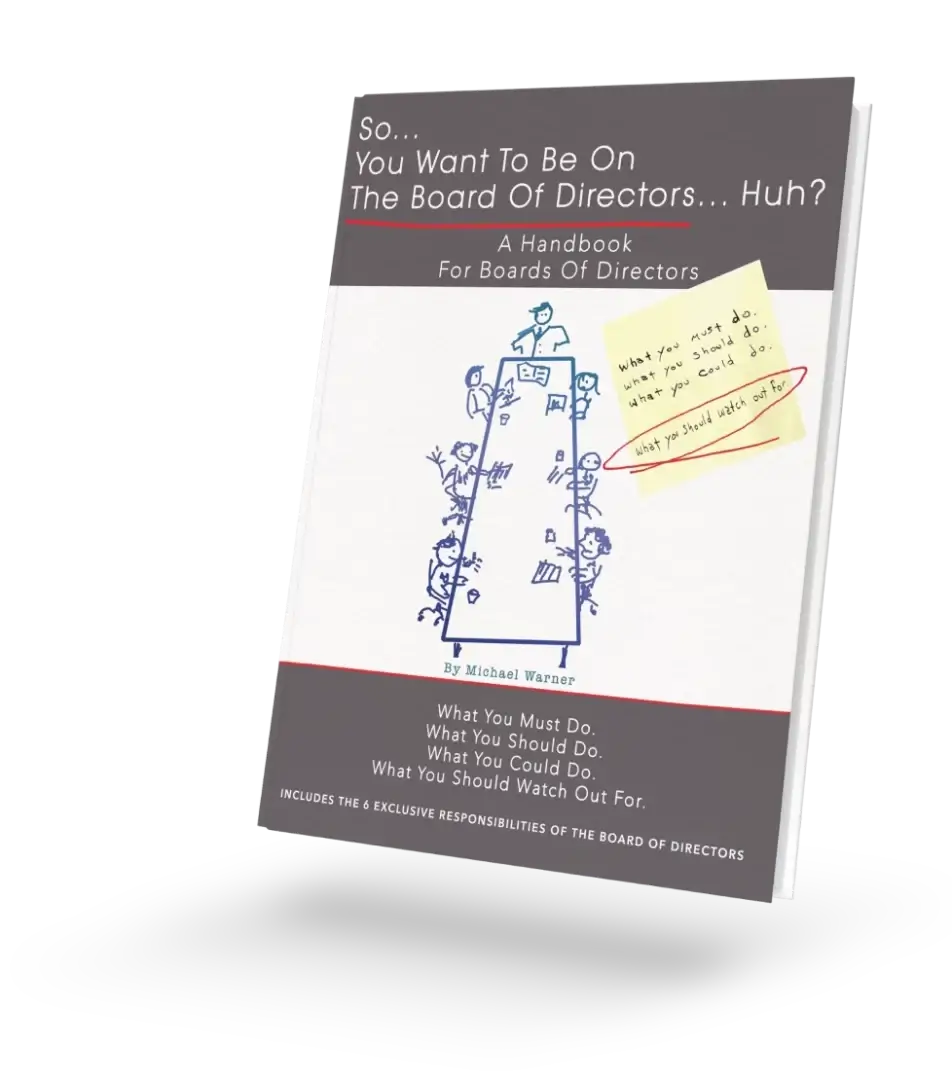A book of a handbook for Boards of Directors